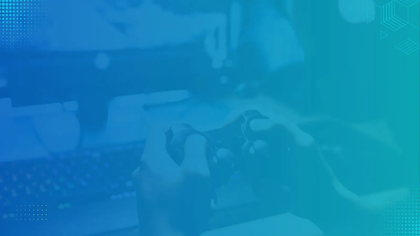 Gamer playing video games, representing Mana Minds' global distribution of digital gift cards, video games and software